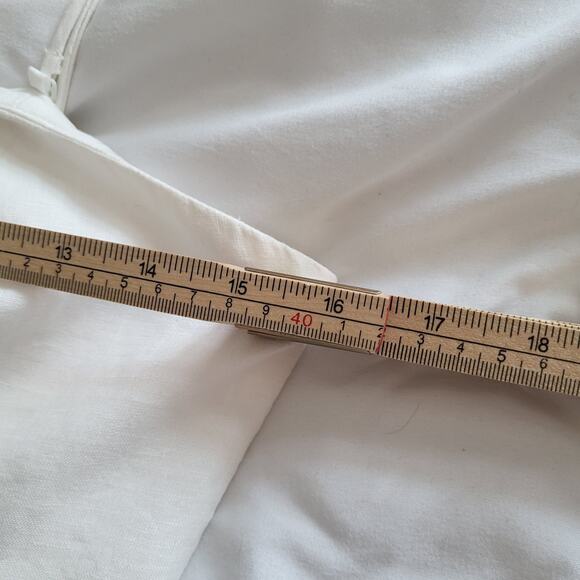 $695 Zimmermann Linen White Bellitude Strapless Shirred Floral-print Min… - Picture 13 of 16